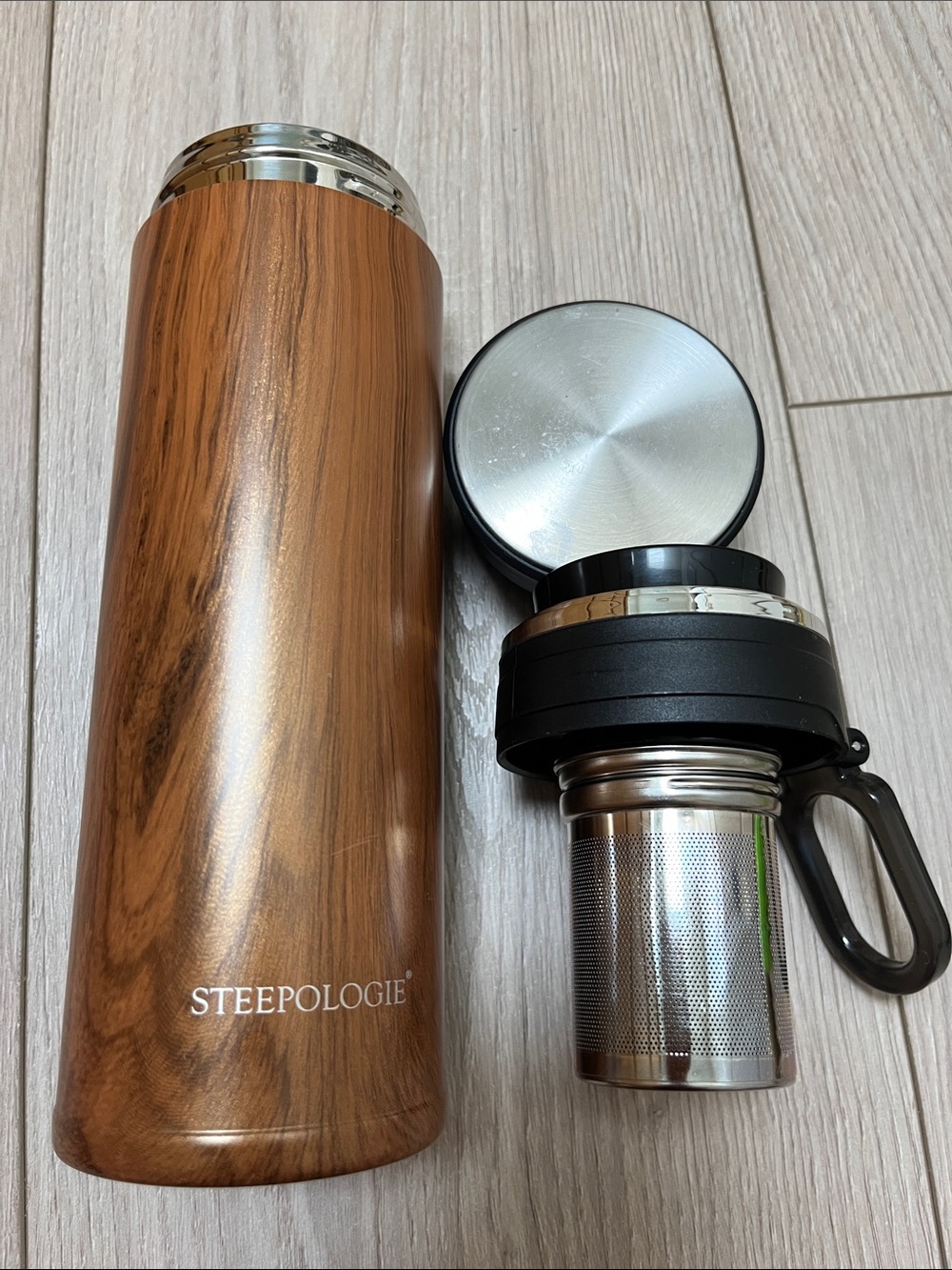 STEEPOLOGIE Travel all metal Vacuum Flask Tea/Water Bottle -
